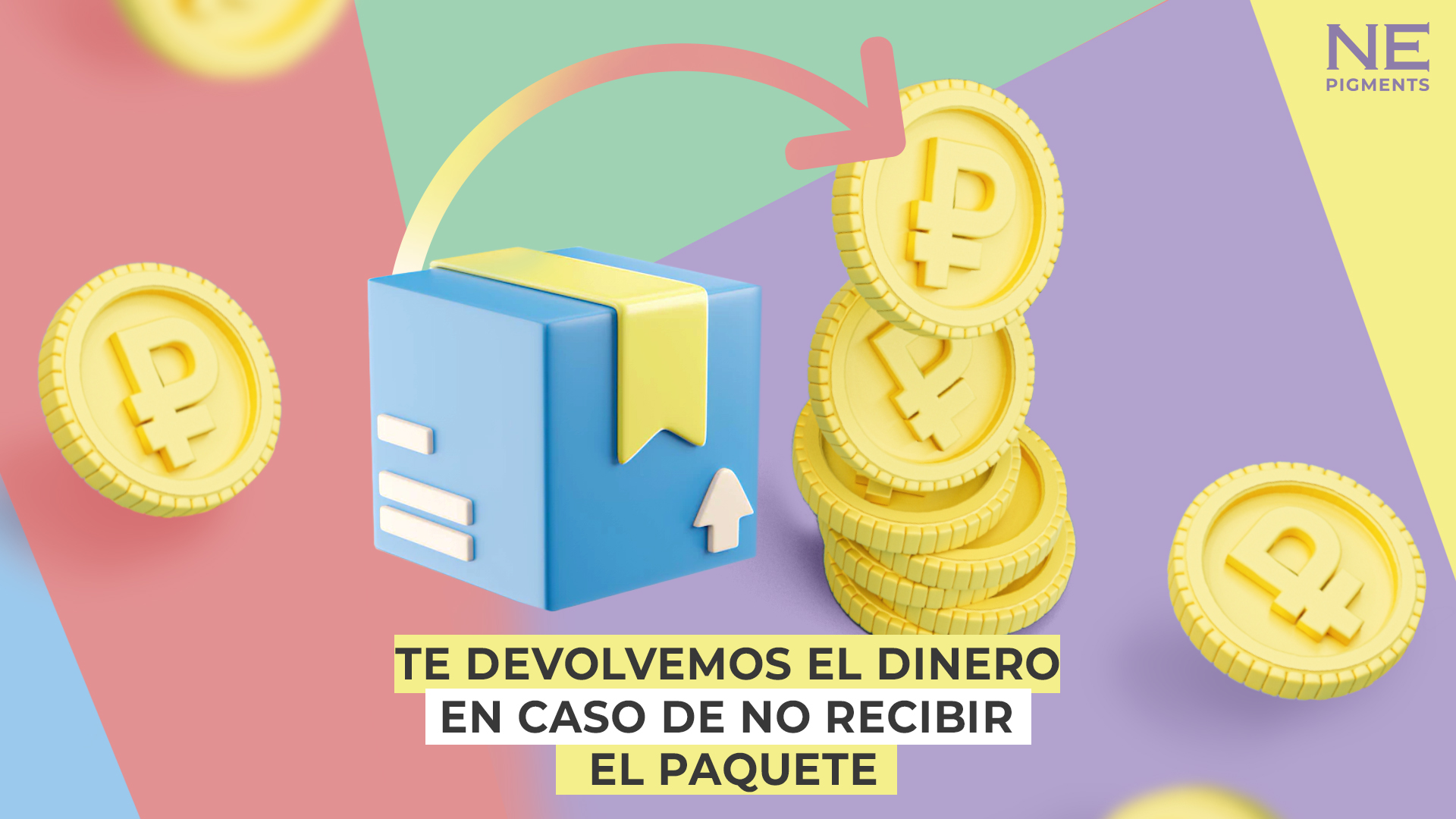 Te devolvemos el dinero en caso de no recibir el paquete
